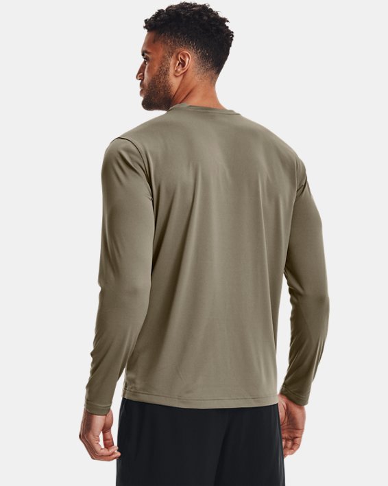 Men's Tactical UA Tech™ Long Sleeve T-Shirt in Brown image number 1